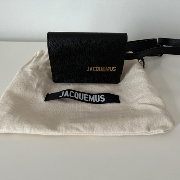 JACQUEMUS Black La Ceinture Bello Belt Bag - Picture 8 of 13
